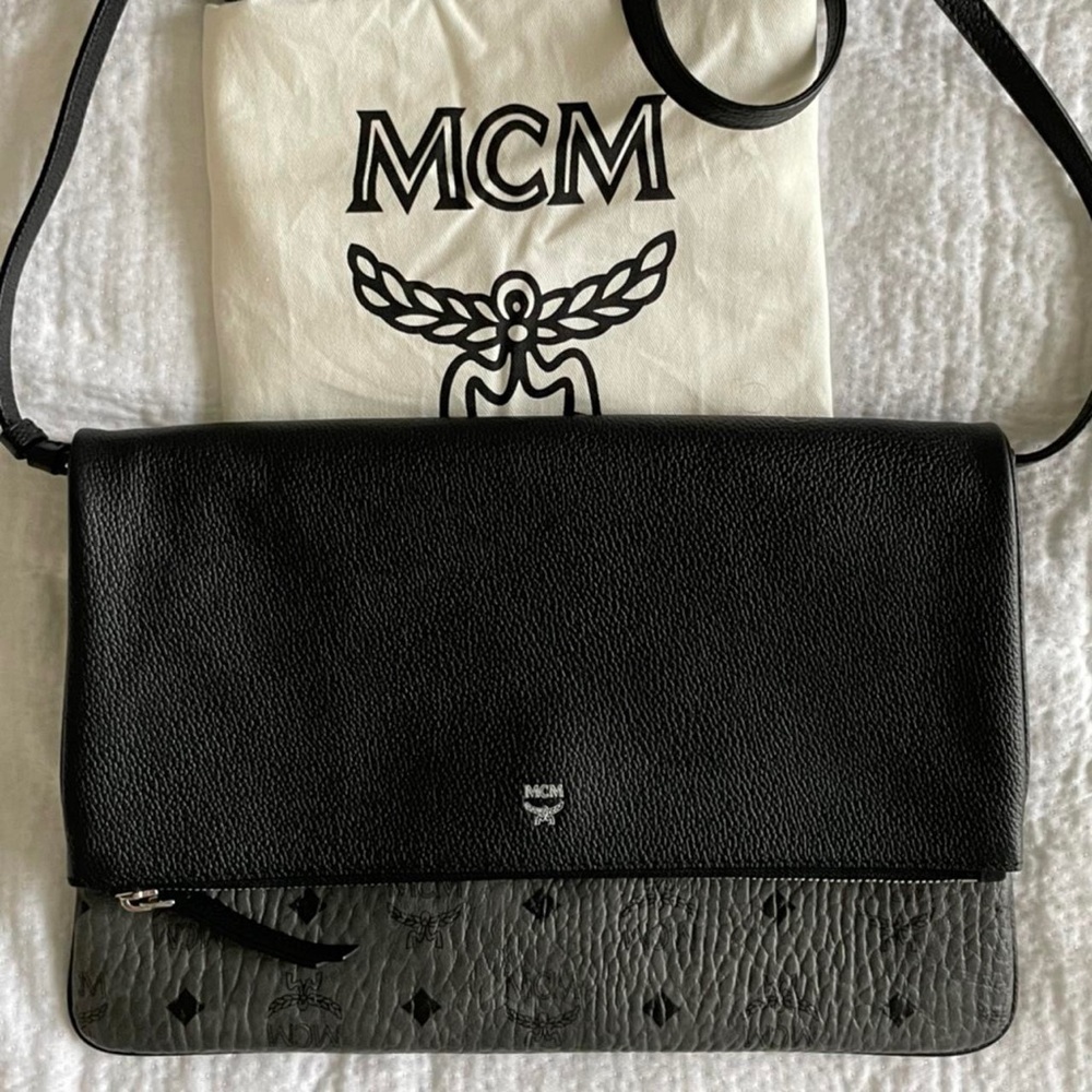 MCM Flap Crossbody Pouch